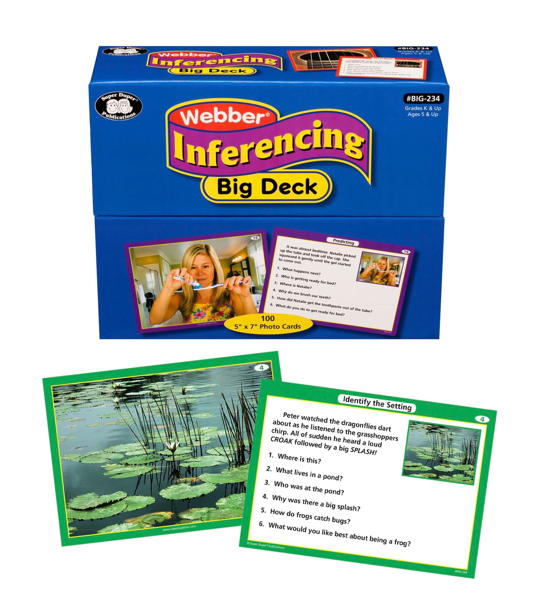 Super Duper Webber Inferencing Big Deck, Item Number 2092672